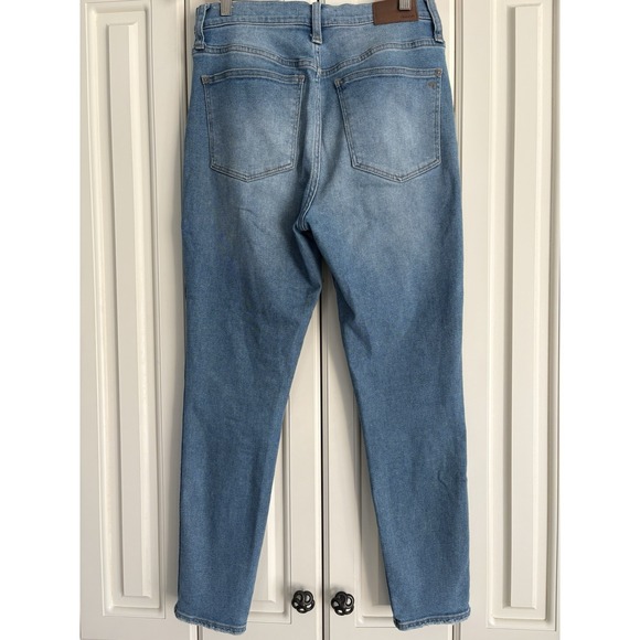 Madewell 10" High-Rise Skinny Crop Jeans Womens Size 28 Medium Wash Blue Denim - Picture 4 of 7